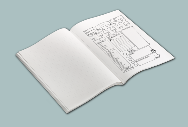 History check DnD Notebook Mock Up - UriellActaea, 2D artist, concept artist and Illustrator